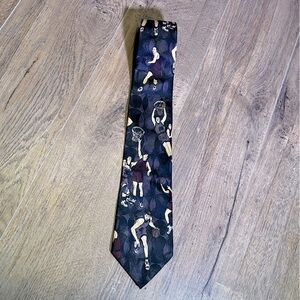 Vintage Basketball 🏀 Novelty Necktie 👔